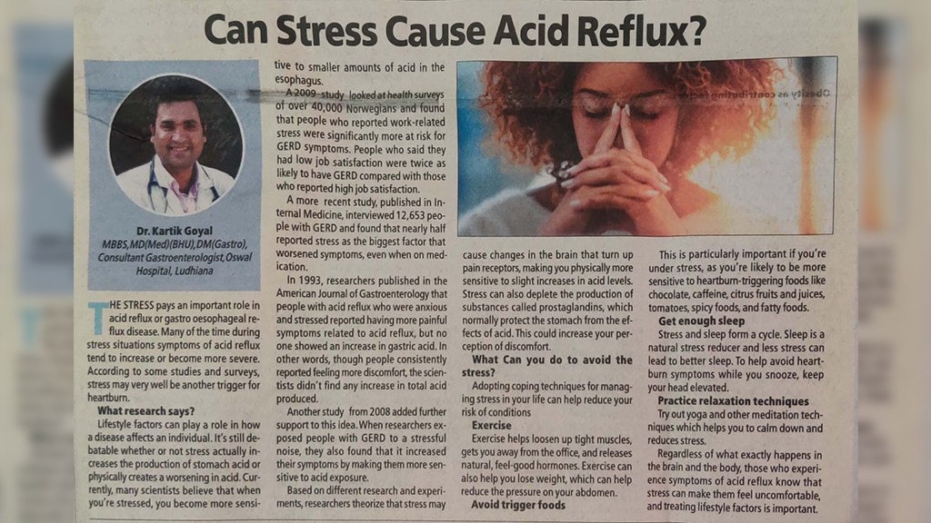 Can Stress Cause Acid Reflux?